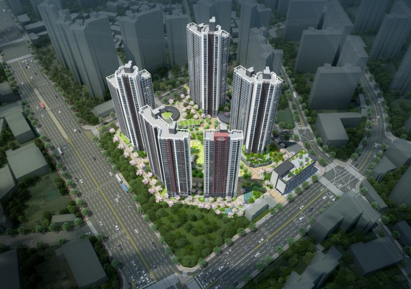 의왕 센트리안 데시앙 단지투시도 / 사진제공=태영건설