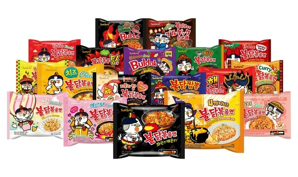 '불닭' 시리즈 제품들. /사진=삼양라운드스퀘어
