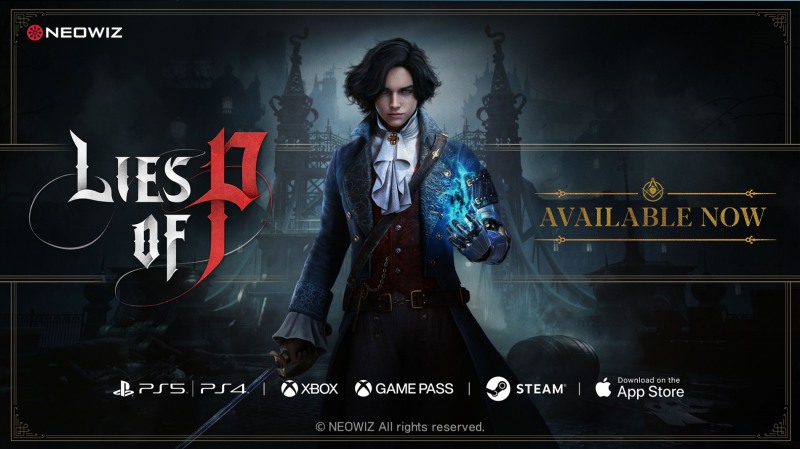 네오위즈는 신작 'P의 거짓'을 19일 글로벌 정식 출시했다. / 사진제공=네오위즈