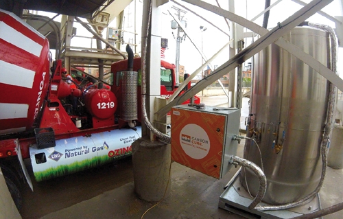 ▲ 저탄소 콘크리트 카본큐어. 사진제공 = 삼성물산 건설부문