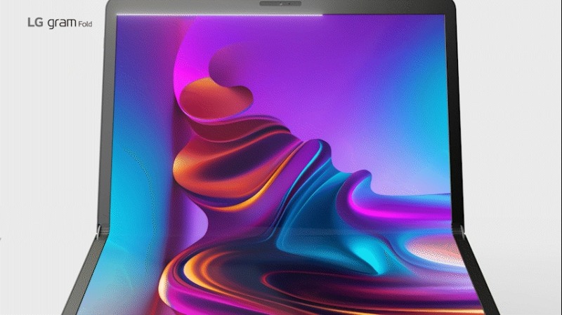 LG전자가 한국 브랜드 최초 폴더블 노트북 ‘LG 그램 폴드’ 를 출시했다./사진제공=LG전자