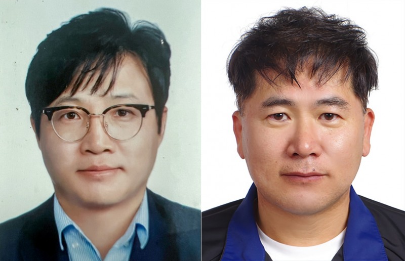 개발기획팀장 김정호 상무(왼쪽), 회계 1팀장 이상훈 상무 /사진제공=한화호텔앤드리조트