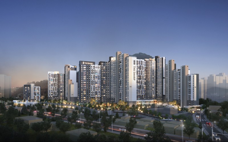 더샵 소양스타리버 단지투시도 / 사진제공=포스코이앤씨