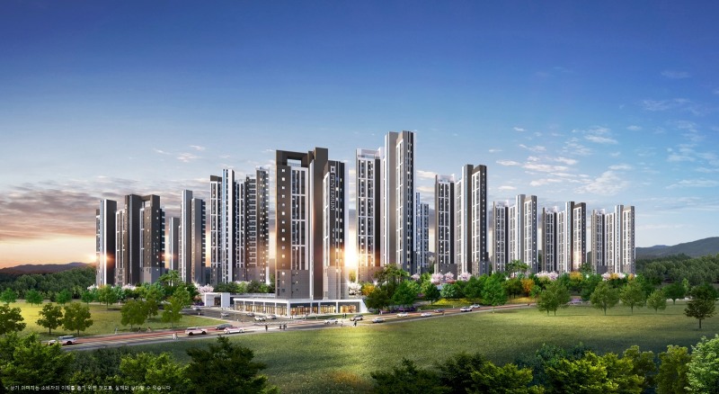 동탄신도시 금강펜테리움 7차 센트럴파크 투시도./사진제공=금강주택