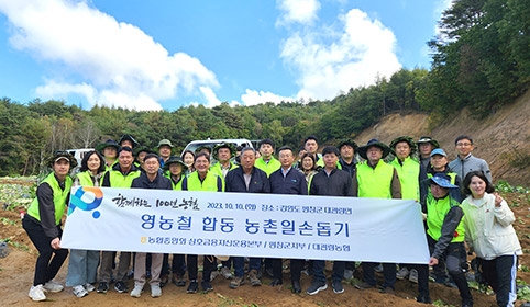 농협 상호금융자산운용본부, 농촌일손돕기 실시