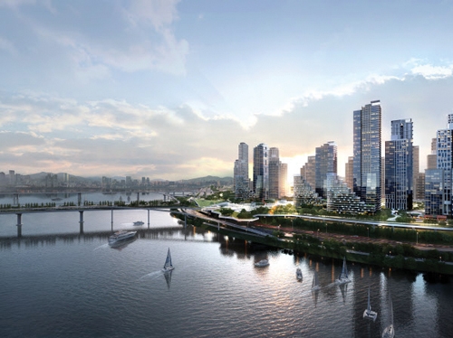 ▲ 서울 강남구 압구정3구역 재건축 신속통합기획안 투시도. 사진제공 = 서울시