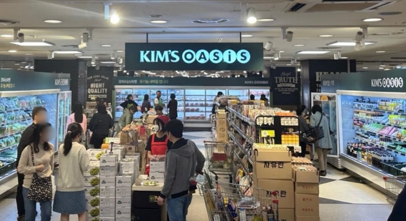 NC야탑점에 문을 연 킴스오아시스 2호점. /사진제공=이랜드리테일