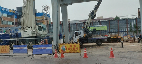 ▲ 경기도 모처 한 공사장 전경. 사진 = 한국금융신문