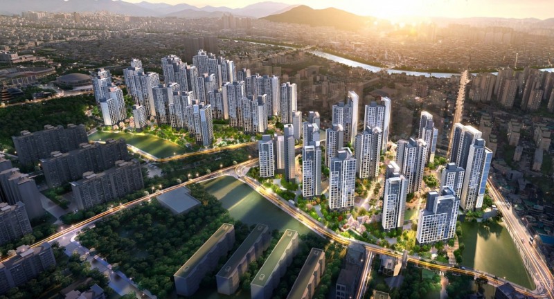 청주 사모2구역 재개발사업 조감도 / 사진제공=현대건설