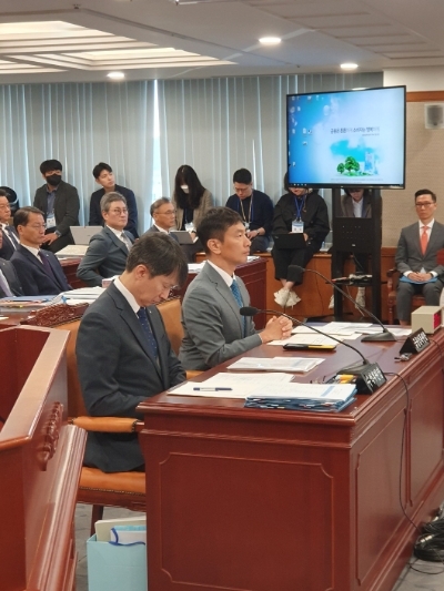 이복현 금융감독원장이 17일 여의도 금감원에서 열린 국회 정무위원회 국정감사에 출석했다. / 사진= 한국금융신문(2023.10.17)