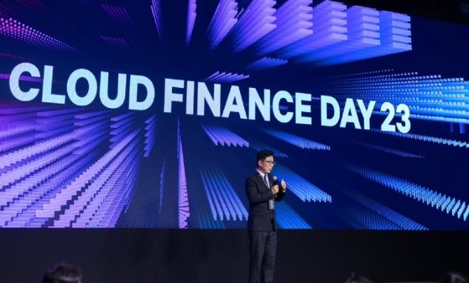 네이버클라우드(대표 김유원)는 25일 포시즌스 서울 호텔에서 진행된 ‘네이버클라우드 파이낸스 데이 2023(NAVER Cloud Finance Day 2023)’이 성료했다. 사진제공=네이버클라우드.