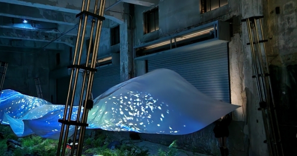 코오롱스포츠가 브랜드 창립 50주년을 맞아 서울 용산구 '레이어20'에서 ‘EVERGREEN ENERGY: 우리의 소나무 너머, 새로운 세상으로’ 기념 전시를 열었다. /사진=손원태기자