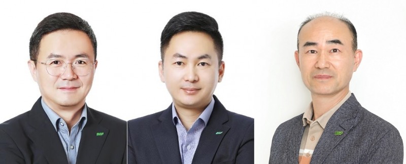 왼쪽부터 BGF리테일 황환조 전무(영업개발부문장), 임민재 상무(운영지원본부장), 김현민 상무(2권역장)/사진제공=BGF그룹