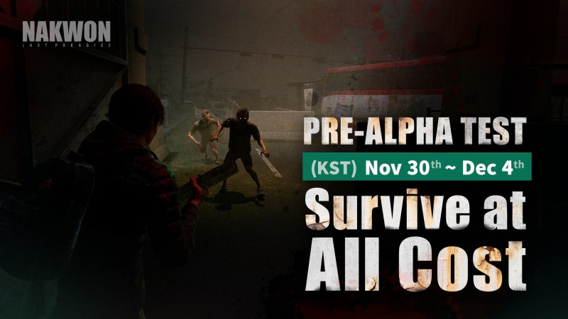 넥슨의 게임 서브브랜드 민트로켓이 차기작 '낙원'의 프리 알파 테스트를 오는 30일부터 스팀에서 진행한다. / 사진제공=넥슨