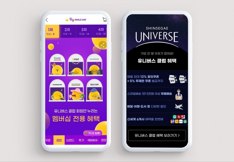 G마켓이 '신세계 유니버스 클럽' 가입 회원에게 쇼핑 지원금 혜택을 제공한다. /사진제공=G마켓