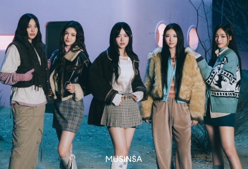 무신사 앰버서더 뉴진스의 착장 화보가 공개되자 거래액이 증가했다. /사진제공=무신사