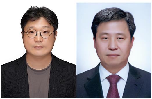 김중현 메리츠화재 신임 대표이사(왼쪽), 장원재 메리츠증권 신임 대표이사 내정자./사진제공=메리츠금융그룹