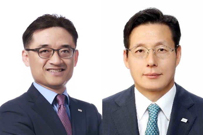 김미섭 미래에셋증권 대표이사 부회장(왼쪽), 허선호 미래에셋증권 대표이사 부회장(오른쪽) / 사진제공= 미래에셋증권