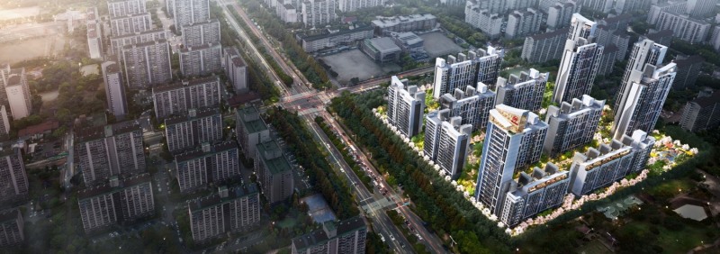 한가람세경 리모델링 조감도./사진제공=현대건설