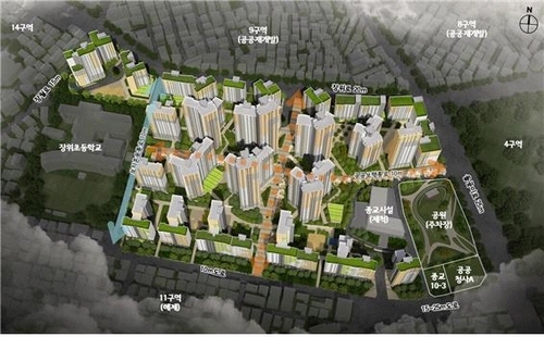 서울 성북구 장위10구역 조감도./사진제공=서울시