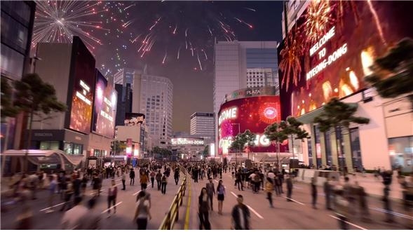 중구 명동 옥외광고물 자유표시지역./사진제공=서울 중구
