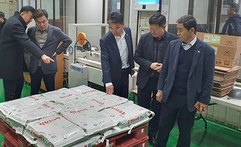 강원농협, 김경록 신임 본부장 취임 첫 현장경영 실시