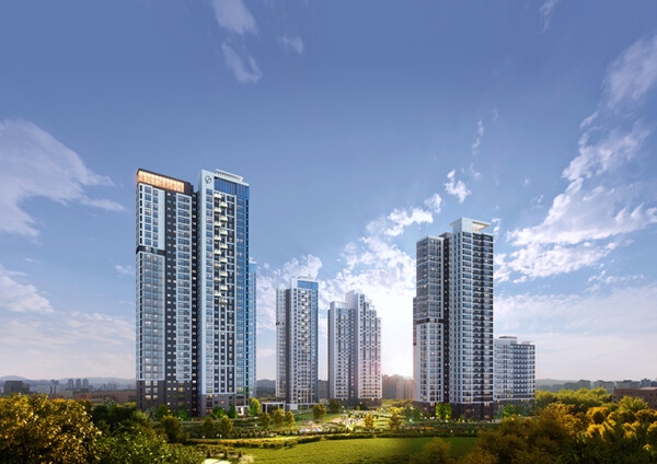 대방 공공주택지구 조감도./사진제공=대우건설 컨소