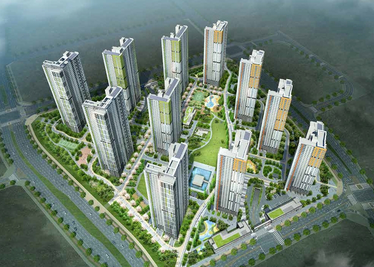 송도SK뷰 조감도