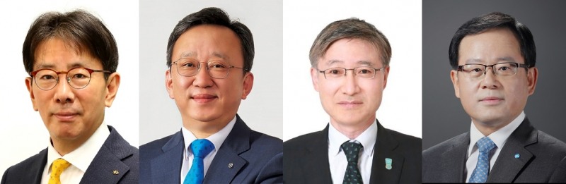 (왼쪽부터)이재근 KB국민은행장, 정상혁 신한은행장, 이승열 하나은행장, 조병규 우리은행장./사진제공=각사