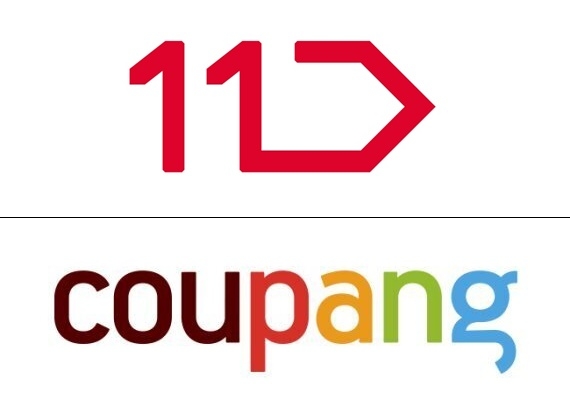 11번가가 쿠팡을 표시광고법 및 전자상거래법 위반으로 공정위에 신고했다. 11번가 CI. 쿠팡CI. /사진제공=11번가, 쿠팡