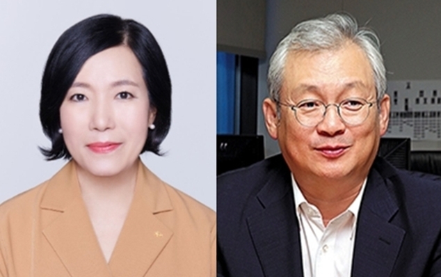 박정림 KB증권 대표이사 사장(왼쪽)과 정영채 NH투자증권 대표이사 사장. /사진제공 = 각 사