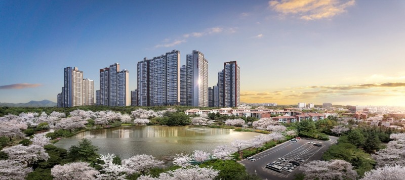 힐스테이트 더 상생공원 단지투시도 / 사진제공=현대엔지니어링