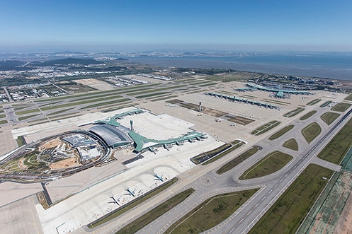 ▲인천국제공항 여객터미널. 사진제공 = 희림건축