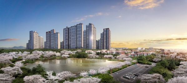 힐스테이트 더샵 상생공원 투시도.사진제공=현대엔지니어링