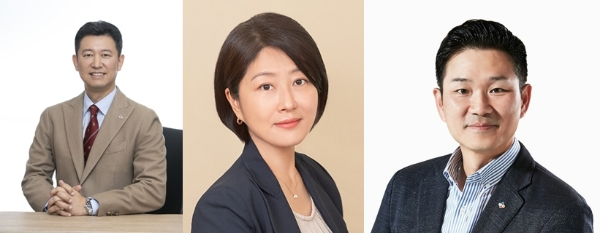 정성필 CJ 프레시웨이 대표, 이선정 CJ 올리브영 대표, 김찬호 CJ 푸드빌 대표. /사진=CJ그룹