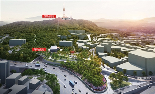 ▲ 남산 곤돌라 조감도./사진제공=서울시