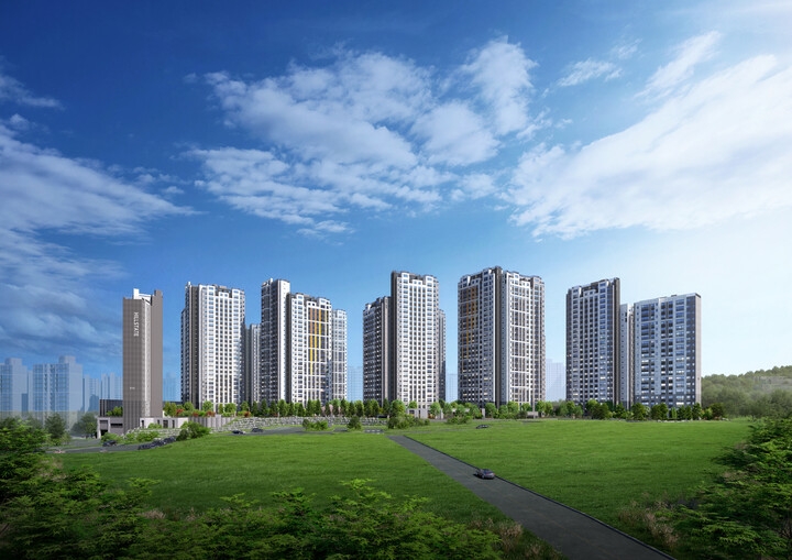 힐스테이트 두정역 조감도.사진제공=현대건설