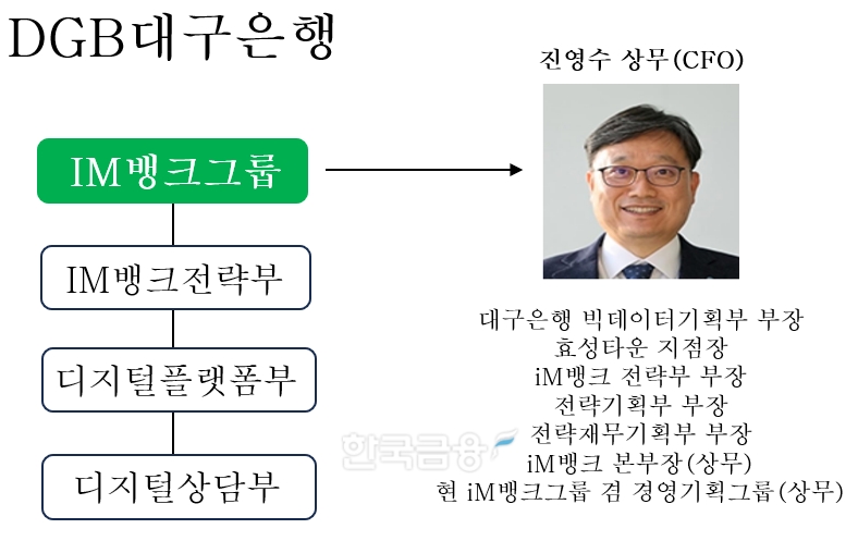 대구은행 iM뱅크그룹 조직도. /그래픽=신혜주 기자