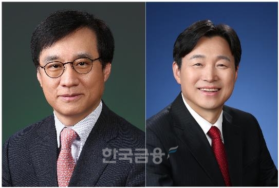 김철주 생명보험협회장(왼쪽), 이병래 손해보험협회장./사진제공=각 사