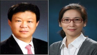 최영권 전 우리자산운용 대표이사(왼쪽), 송성주 고려대학교 통계학과 교수./사진제공=신한금융지주