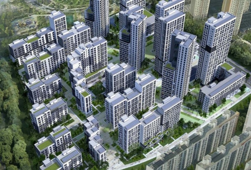 토지임대부 분양주택으로 공급되는 서울시 강동구 고덕강일 공공주택지구 3단지 예상도./사진제공=서울시