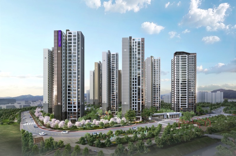 지제역 반도체밸리 해링턴 플레이스 단지투시도