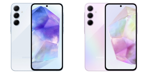 최근 삼성전자가 출시한 중저가 보급형 A55(왼쪽)과 A35./사진 = 삼성전자