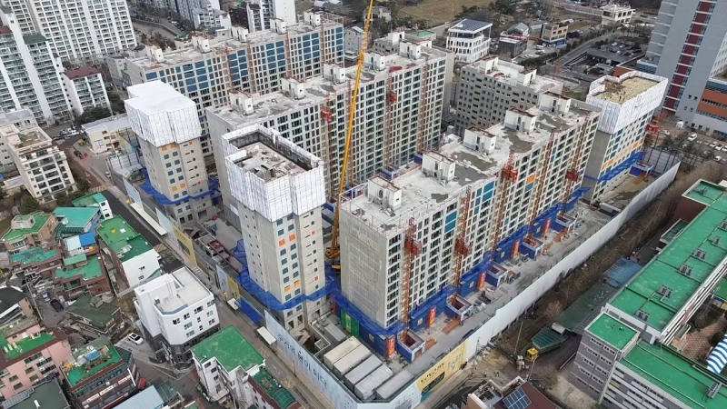 공사가 진행 중인 더샵 둔촌포레 현장 / 사진제공=서울시 리모델링 주택조합 협의회