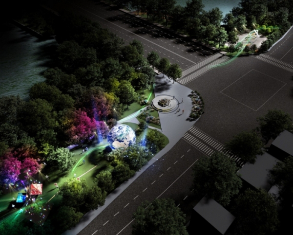 송파구, ‘석촌호수 미디어포레스트' 조감도./사진제공=송파구