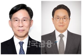 홍원학 삼성생명 대표(왼쪽), 이문화 삼성화재 대표./사진=한국금융 DB