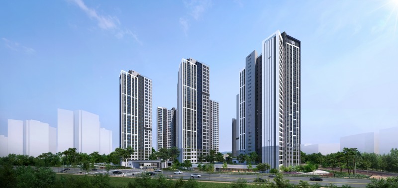 평택 화양 동문 디 이스트 단지투시도