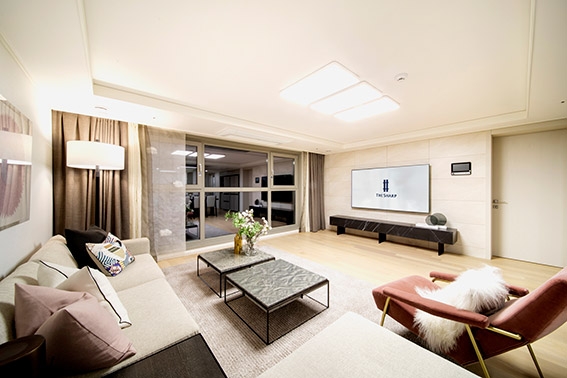 ▲ 리모델링으로 재탄생한 강남 '개포더샵트리에' 내부 전경 / 사진제공 = 서울시 리모델링주택조합협의회