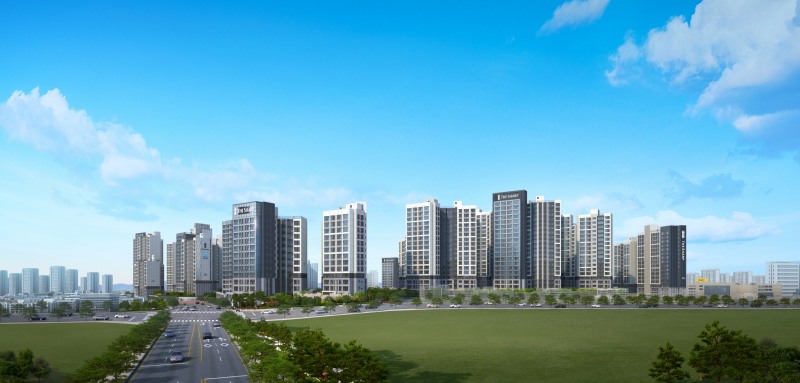 서신 더샵 비발디 단지투시도