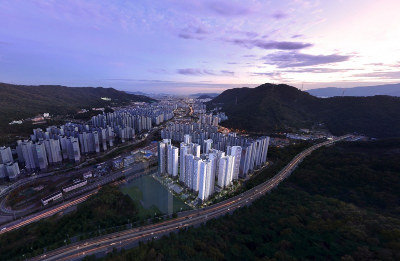 김해 삼계 푸르지오 센트럴파크 단지조감도